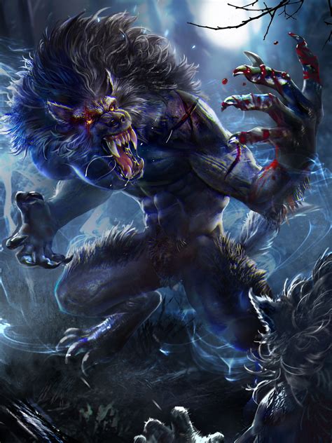 werewolf art|cool werewolf pictures.